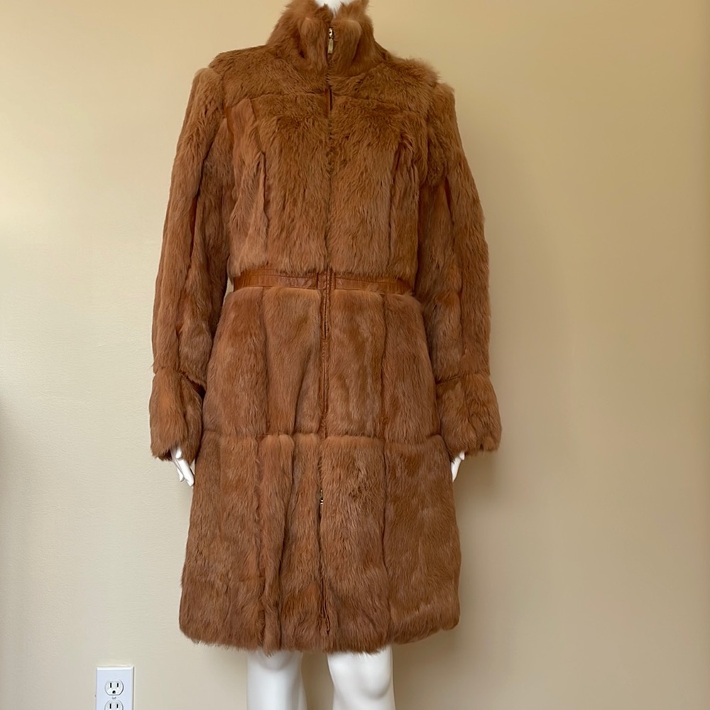 Vera Pelle Rabbit fur coat